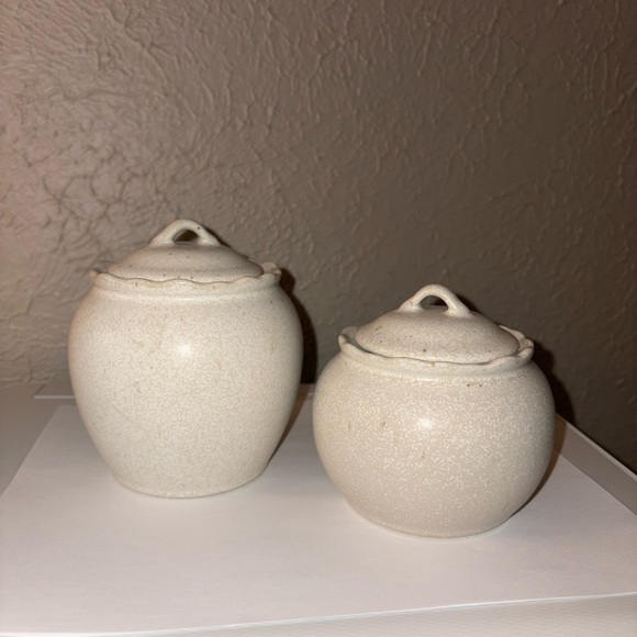 Scalloped canisters Magnolia home - Picture 1 of 6